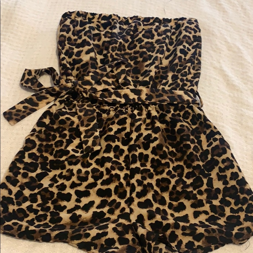 Cheetah romper